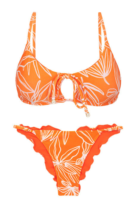 Product Front: Rio De Sol Completo Set Trail-Orange Tank-Tie Ipanema