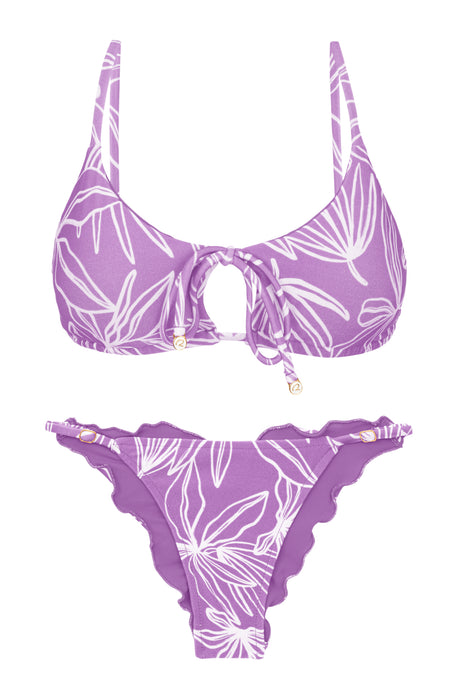Product Front: Rio De Sol Completo Set Trail-Purple Tank-Tie Ipanema