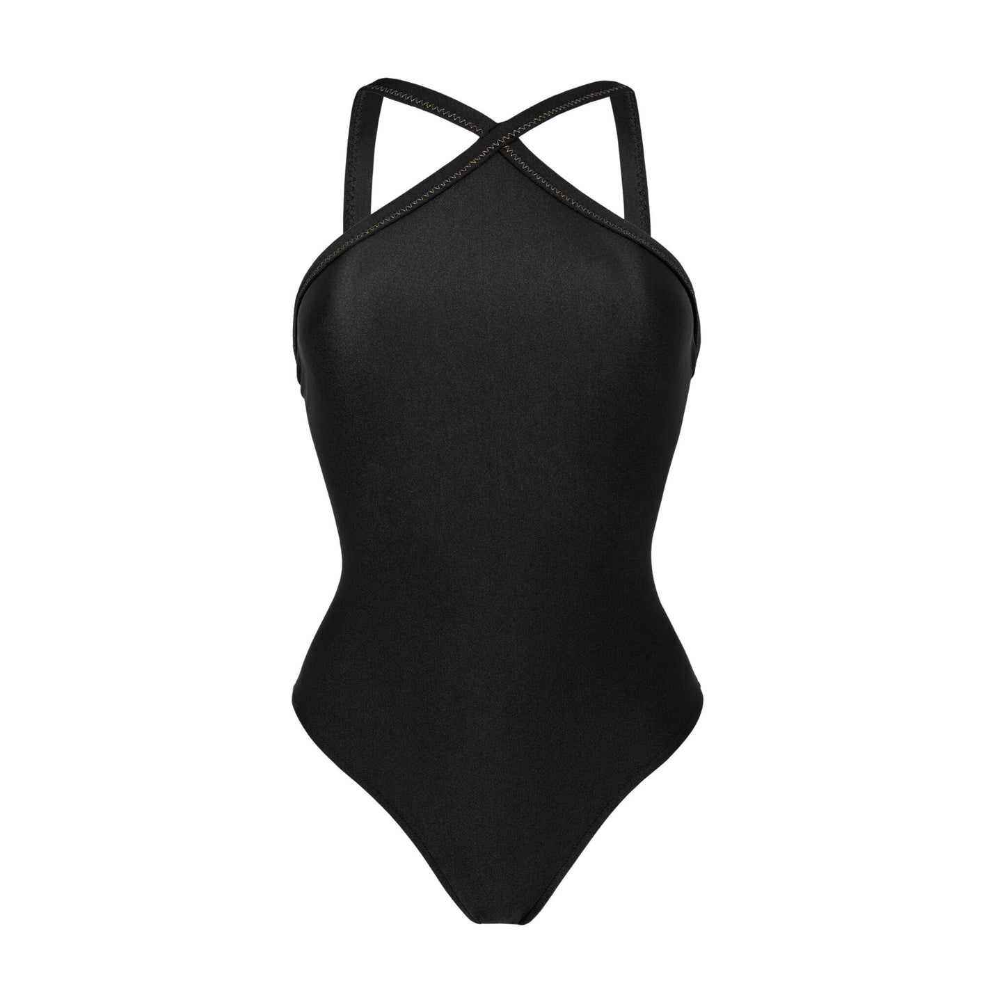 Product Front: Rio De Sol Intero Shimmer-Black High-Neck