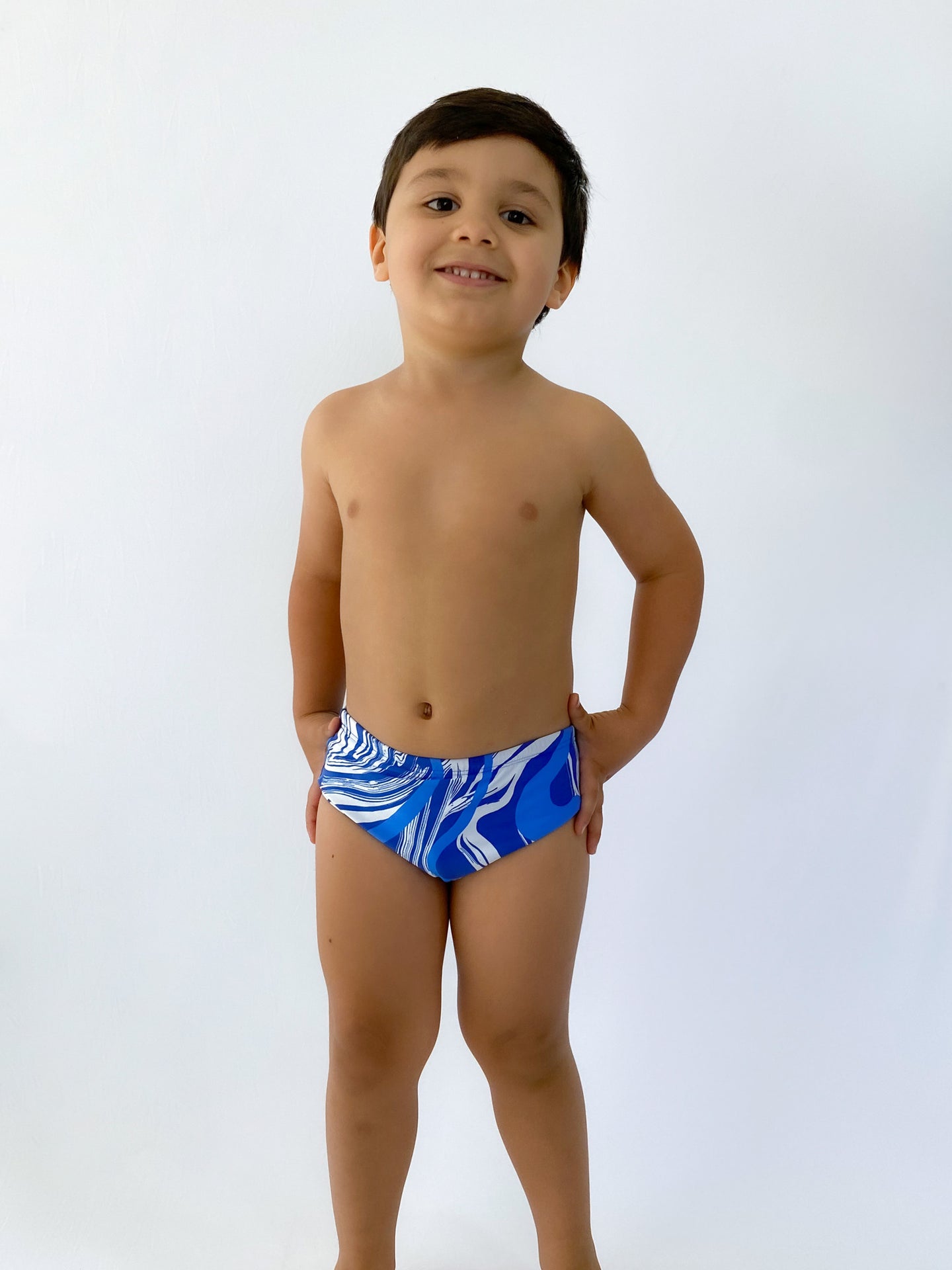 Model Front: Rio De Sol Costume Ragazzo Sunga Inagua Kids