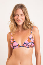 Carica l&#39;immagine nel visualizzatore di Gallery, Gallery: Rio De Sol Reggiseno Top Amore-Pink Tri-Fixo
