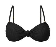 Carica l&#39;immagine nel visualizzatore di Gallery, Product Front: Rio De Sol Reggiseno Top Bora-Black Bandeau-Joy
