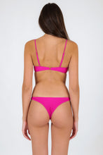 Carica l&#39;immagine nel visualizzatore di Gallery, Model Back: Rio De Sol Reggiseno Top Cotele-Amaranto Balconet-Pushup
