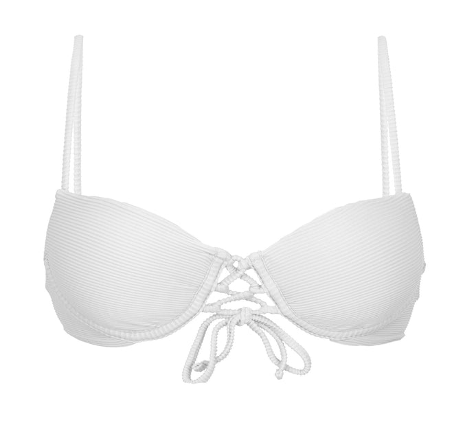 Product Front: Rio De Sol Reggiseno Top Cotele-Branco Balconet-Pushup