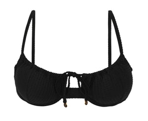 Product Front: Rio De Sol Reggiseno Top Dots-Black Balconet-Tie