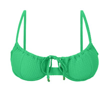 Carica l&#39;immagine nel visualizzatore di Gallery, Product Front: Rio De Sol Reggiseno Top Dots-Tambourine Balconet-Tie
