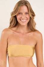 Carica l&#39;immagine nel visualizzatore di Gallery, Gallery: Rio De Sol Reggiseno Top Fluity-Dourado Bandeau-Reto
