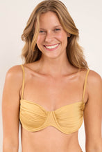 Carica l&#39;immagine nel visualizzatore di Gallery, Gallery: Rio De Sol Reggiseno Top Fluity-Dourado Vickie

