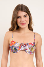 Carica l&#39;immagine nel visualizzatore di Gallery, Gallery: Rio De Sol Reggiseno Top Garden-Flower Balconet-Tie
