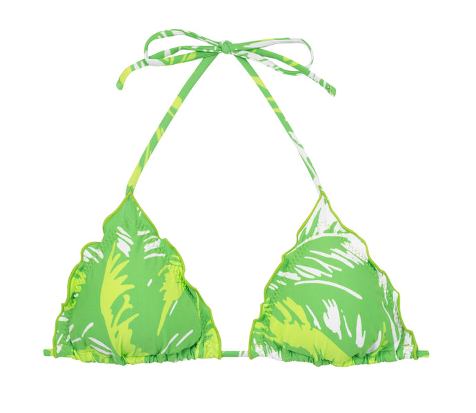 Product Front: Rio De Sol Reggiseno Top Green-Palms Frufru