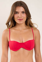 Carica l&#39;immagine nel visualizzatore di Gallery, Gallery: Rio De Sol Reggiseno Top Hibiscus Coral
