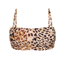 Carica l&#39;immagine nel visualizzatore di Gallery, Product Front: Rio De Sol Reggiseno Top Leopard Bandeau-Reto
