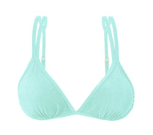Carica l&#39;immagine nel visualizzatore di Gallery, Product Front: Rio De Sol Reggiseno Top Malibu-Menta Tri-Duo

