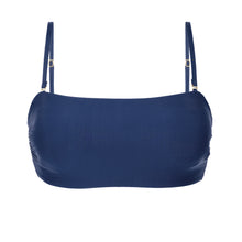 Carica l&#39;immagine nel visualizzatore di Gallery, Product Front: Rio De Sol Reggiseno Top Navy Bandeau-Reto
