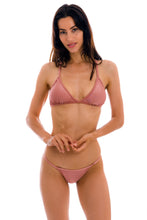 Carica l&#39;immagine nel visualizzatore di Gallery, Image 12: Rio De Sol Reggiseno Top Palms-Blue Tri-Fixo

