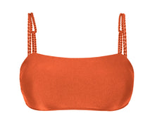 Carica l&#39;immagine nel visualizzatore di Gallery, Product Front: Rio De Sol Reggiseno Top Paprica Bandeau-Reto
