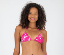 Carica l&#39;immagine nel visualizzatore di Gallery, Gallery: Rio De Sol Reggiseno Top Pink-Palms Frufru
