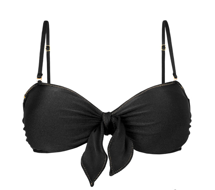 Product Front: Rio De Sol Reggiseno Top Shimmer-Black Bandeau-No