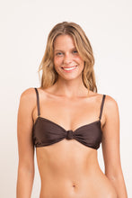 Carica l&#39;immagine nel visualizzatore di Gallery, Gallery: Rio De Sol Reggiseno Top Shimmer-Coffee Bandeau-Joy
