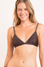 Carica l&#39;immagine nel visualizzatore di Gallery, Gallery: Rio De Sol Reggiseno Top Shimmer-Coffee Tri-Fixo

