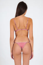 Carica l&#39;immagine nel visualizzatore di Gallery, Model Back: Rio De Sol Reggiseno Top Shimmer-Confetti Tri-Fixo
