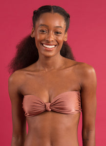 Image 08: Rio De Sol Reggiseno Top Shimmer-Copper Bandeau-Joy