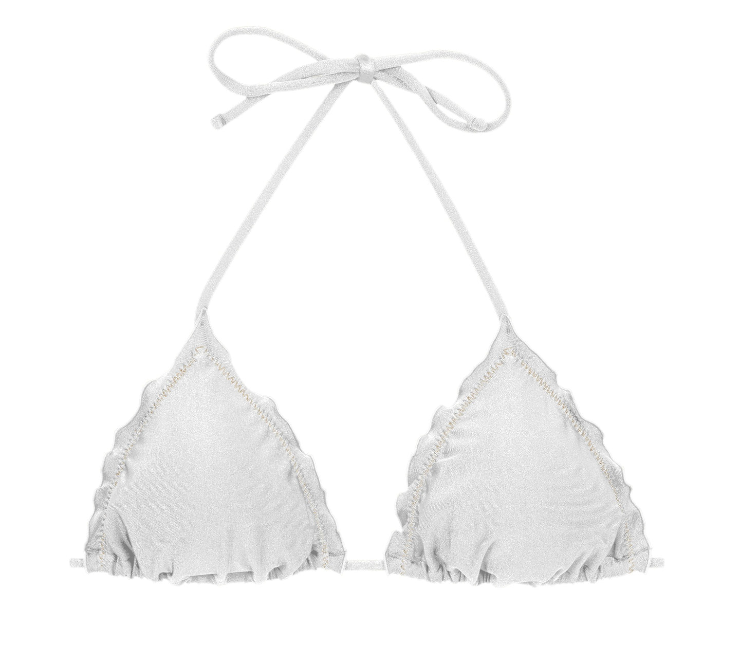 Product Front: Rio De Sol Reggiseno Top Shimmer-White Frufru
