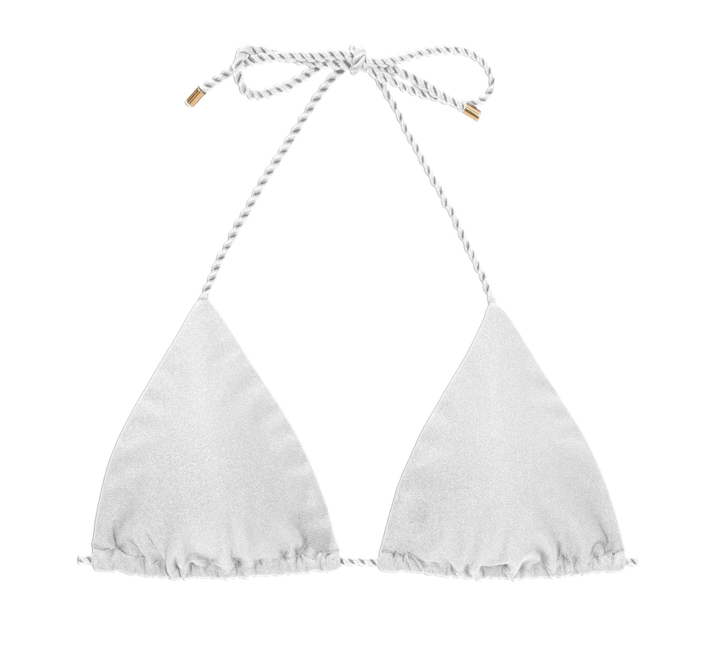Product Front: Rio De Sol Reggiseno Top Shimmer-White Tri-Rope