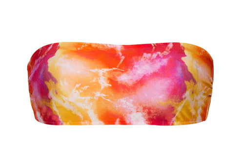 Product Front: Rio De Sol Reggiseno Top Tiedye-Red Bandeau-Reto