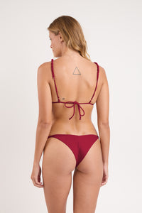 Model Back: Rio De Sol Reggiseno Top Touch-Carmim Selena