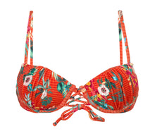 Carica l&#39;immagine nel visualizzatore di Gallery, Product Front: Rio De Sol Reggiseno Top Wildflowers Balconet-Pushup
