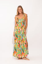 Carica l&#39;immagine nel visualizzatore di Gallery, Model Front: Rio De Sol Vestito Da Spiaggia Tropical Long Dress Chiara
