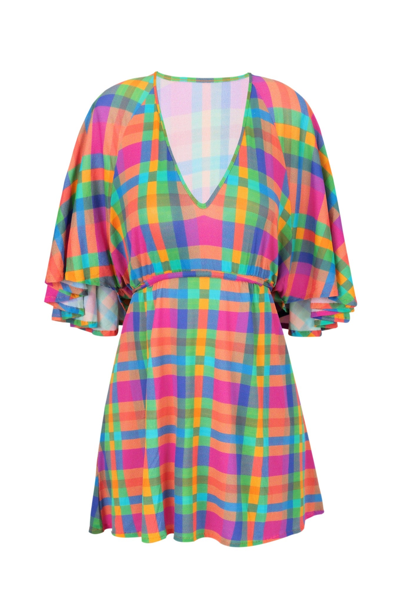 Product Front: Rio De Sol Mini Dress Tulip-Garden Mini Dress