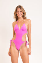 Carica l&#39;immagine nel visualizzatore di Gallery, Model Front: Rio De Sol Intero Vita-Pink Trikini
