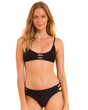 Carica l&#39;immagine nel visualizzatore di Gallery, Set Bora-Black Bra-Trio Madrid-Trio
