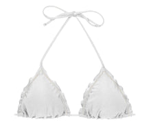 Carica l&#39;immagine nel visualizzatore di Gallery, Top Shimmer-White Frufru
