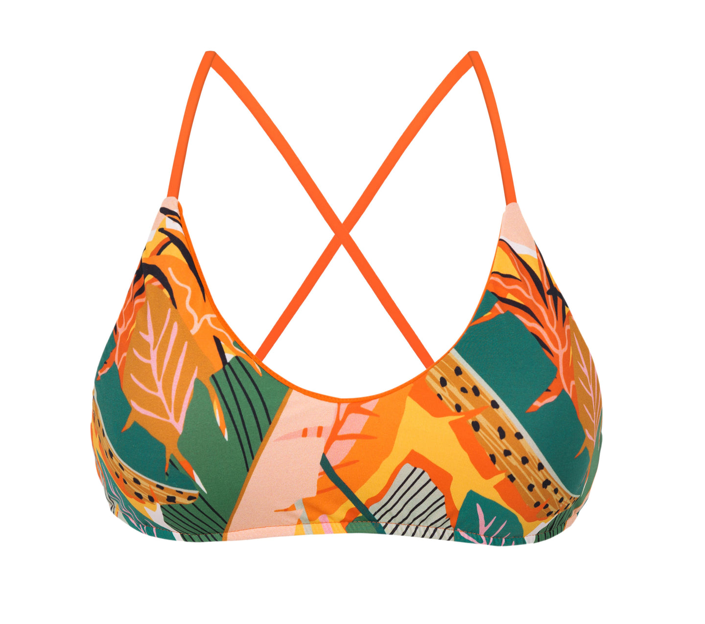 Top El-Arco Bralette-Orange